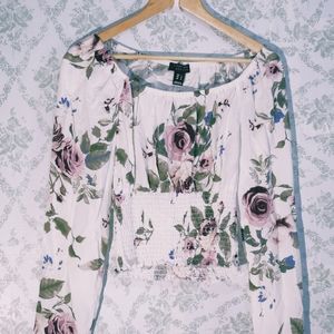2/$20 SWS NWT Floral Princess Top